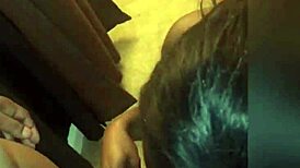 She went all out giving wet sloppy head to that big black dick