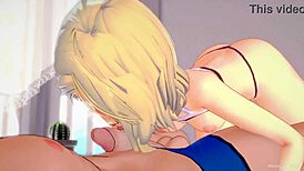 Spider Gwen is sweaty after exercise and wants to rest