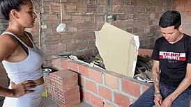 I fuck my boss's huge pussy and cum inside