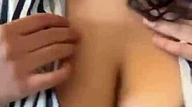 Young Spanish teen proudly displays her stunning assets