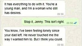 I accidentally sent my stepmom a dick pic on WhatsApp. Her shocking reaction stunned me!