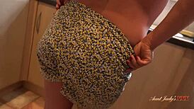 uh, fuckin my busty stepmom olga in kitchen pov... damn!