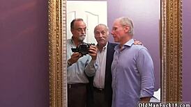 Holy Crap, Old Granny Spreads While Step Daddy Bangs Anal!