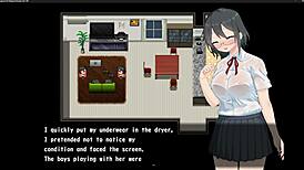 Chica mágica mete dedos en tetas grandes hentai