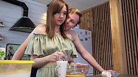 Russian teen pounded hard in missionary style