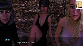 coach checking up on natalie