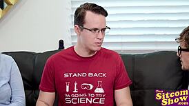 Amy Daydreams About Leonard's Massive Cock