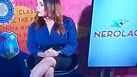 Hot Indian TV anchor's hardcore sex scenes in cricket commentary