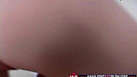 Juliann experiences intense emotions during cock tugging and teasing