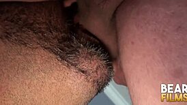 watch paul bear and zack hannes licking those big cocks?