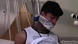 Muscular Brazilian Guy Tied Up and Gagged in Audition Preview