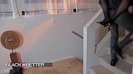 Devon Green takes black ken’s monster cock rough