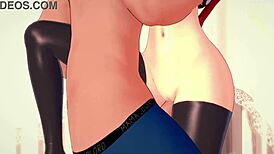 i watch etna disgaea take off her bikini to fuck in this hentai, it's so hot!