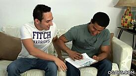 amateur dude sucks that thick latino cock