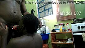 Intense Oral On Monster Cock In The Kitchen With Big Ass