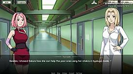 naruto kunoichi tsunade and tenten tease in public restaurant hentai