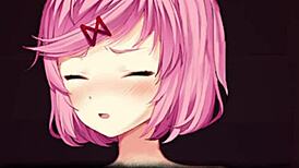 Ddlc Triple Trouble - Natsuki's Restroom Scene With Dancing And Clothes Ripped