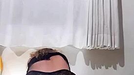 Undressing Transparent Black Skirt And Sexy Yellow Panties! Big Ass Pov