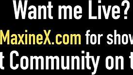 MaxineX Orders Cuckold Hubby to WATCH HER FUCK Another!