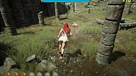 Catch Me Hentai Game Ep 2 Hunter Outdoor Doggystyle Sex