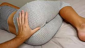 Milf passionately rides neighbor in missionary and cowgirl while husband is away