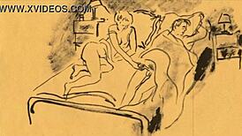 Erotic illustrations from a different era