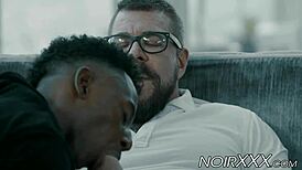 Hunky Rocco Steele stuffs his fat cock into the muscular black jock's ass.