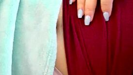 Hot busty milf stepmom changes mind for wild banging