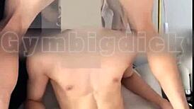 Couple gay asian amateurs, so handsome, banging bareback all night