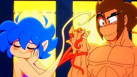 Emi Heads to the Gym for a Reunion with Jaco in This Anime Scene