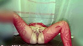 Mature couple engages in wild watersports fetish