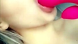 Blonde Teen 18+ Plays With Rose Vibrator Big Ass Cum Masturbation Toys