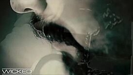 busty brunette maddy may gets pounded in doggystyle and cowgirl