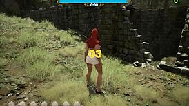 Catch Me Hentai Game Ep 2 Hunter Outdoor Doggystyle Sex