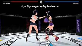 cute ladies fucking in the new ryona game