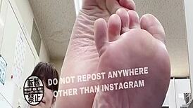 office asian japanese feet fetish