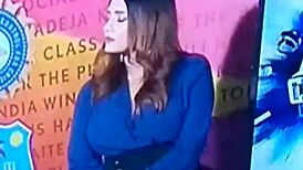 Spicy Indian TV Anchor, Ready for Hard Doggystyle Action?