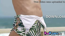 Beautiful blonde milf Francy Torino exposes stunning body while posing