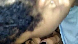 sexy redbone with big ass swallows after blowjob