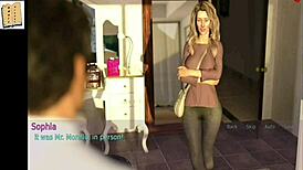 Wife and stepmother engage in erotic game