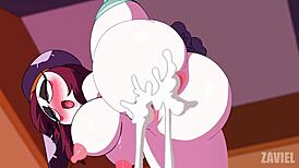 Pomni's dick or treat for Halloween