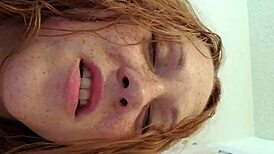 Curious about a steamy bathroom quickie with a busty wife?