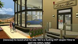 Girl Next Door: Sims 4 Bride Cheats in Car on Wedding Day