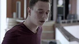 Stepbro devours Anya Krey’s young pussy, licking until she cums hard on his tongue.