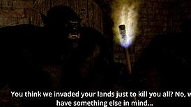 i'm bangin the fallen princess's big boobs in doggystyle threesome