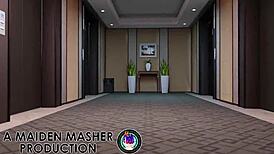 Creampied cartoon character in hot anal action