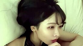 japanese girl blows and gets bukkake facial!