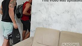 Ride that big cock with your friend in threesome excitement!