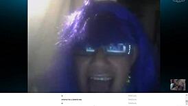 Sunt Carol Banderas mexicancă pe webcam