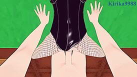 Hana uzaki and yanagi uzaki in bunny girl intense creampie hentai sex